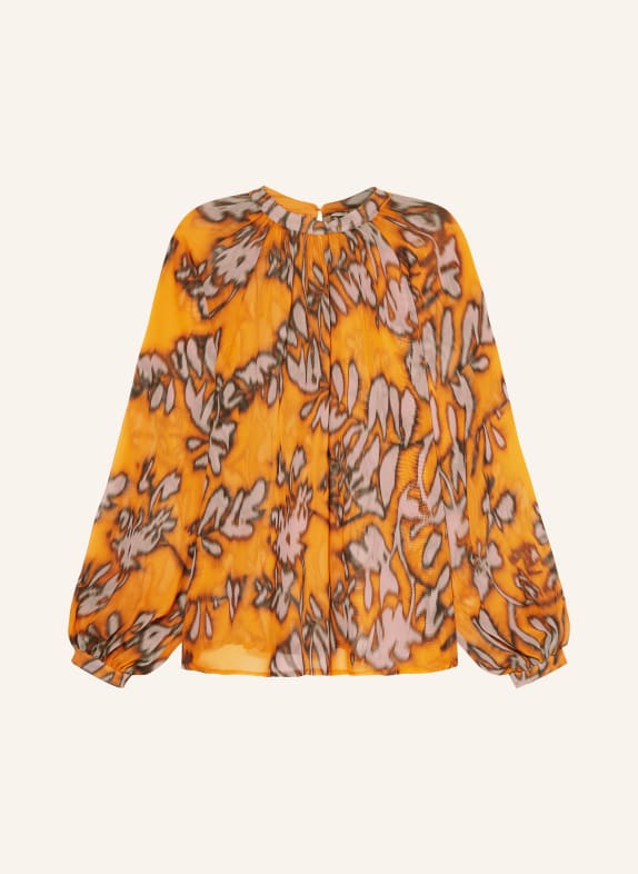 summum woman Blusenshirt ORANGE/ GRAU