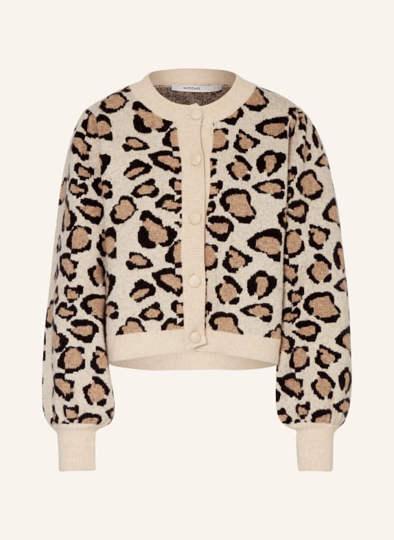 summum woman Cardigan LIGHT BROWN/ BLACK/ BEIGE