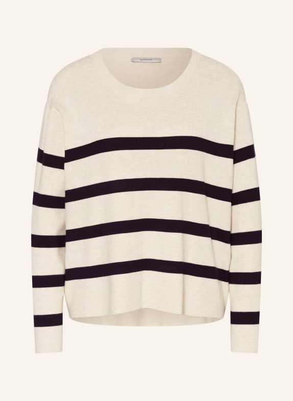 summum woman Sweater ECRU/ DARK BLUE