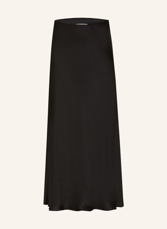 summum woman Satin skirt BLACK