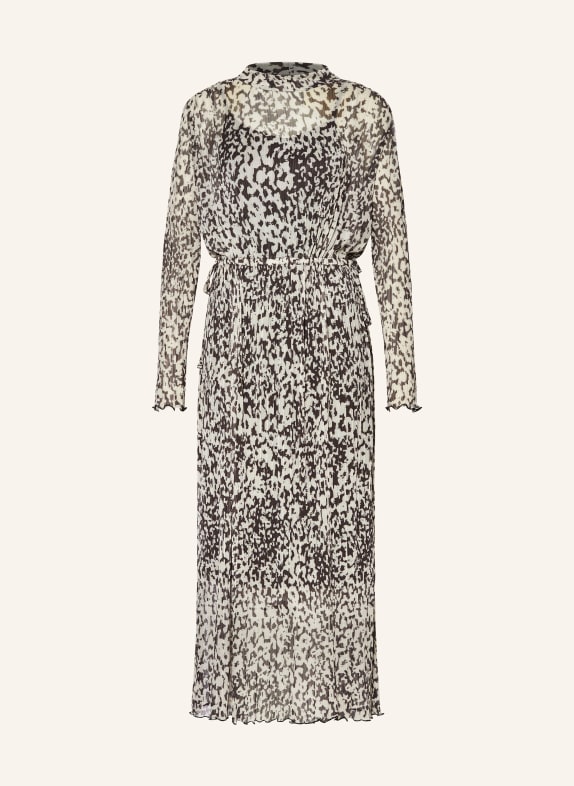 MSCH COPENHAGEN Kleid MSCHDONETTE ILLENORA aus Mesh CREME/ SCHWARZ