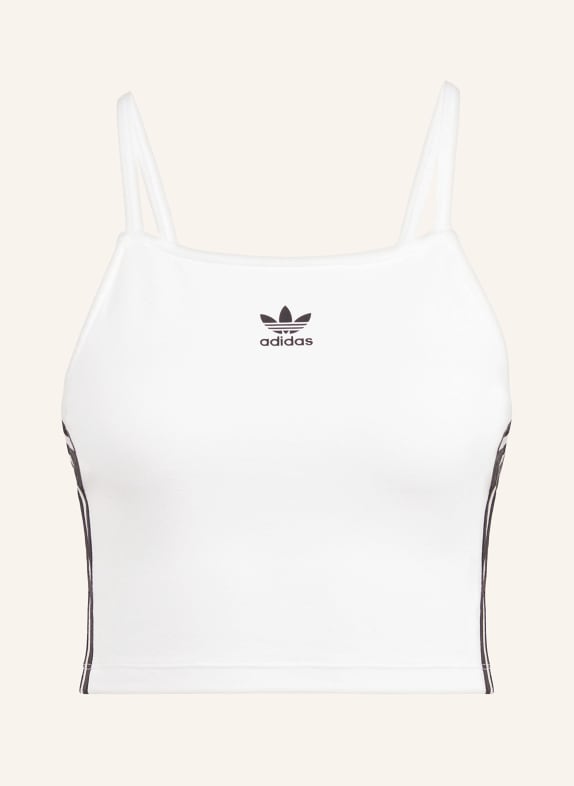 adidas Originals Krótki top ADICOLOR BIAŁY