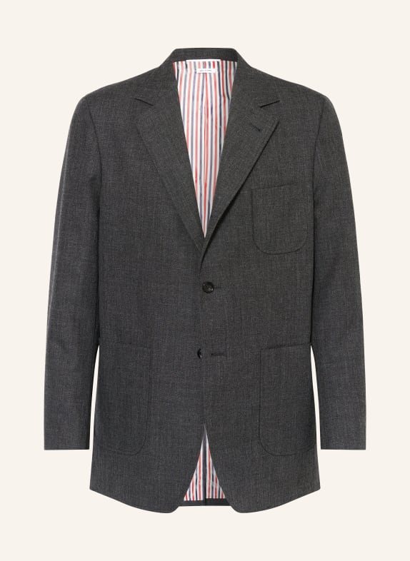 THOM BROWNE. Tailored jacket regular fit DARK GRAY