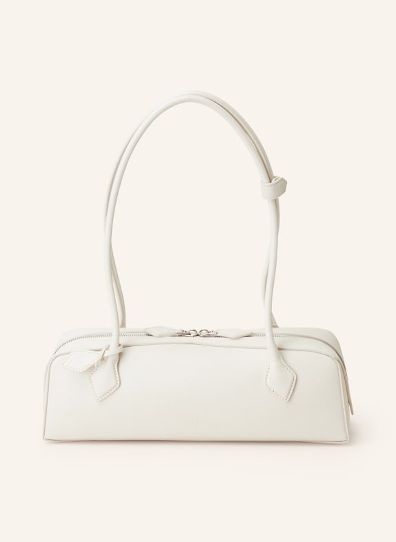 ALAÏA Schultertasche LE TECKEL MEDIUM ECRU
