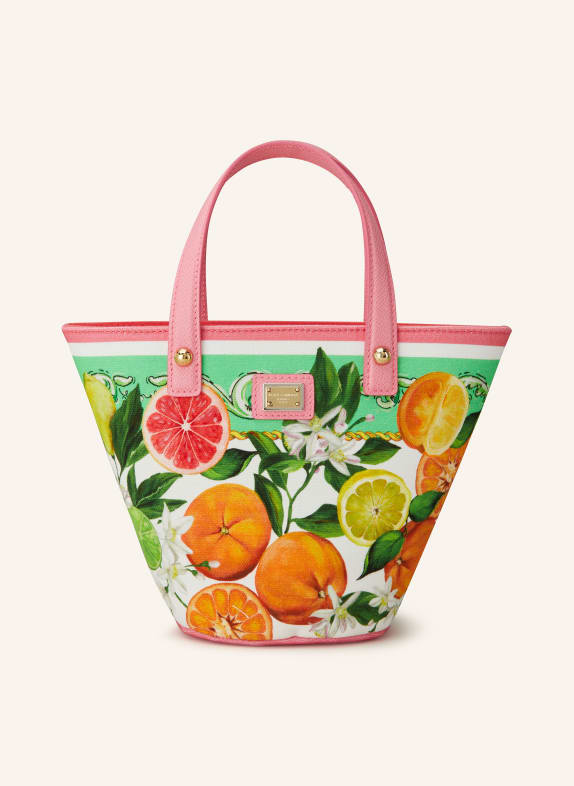 DOLCE & GABBANA Handtasche GRÜN/ GELB/ ORANGE