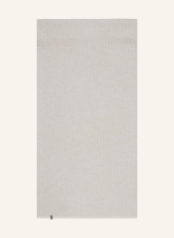 BRUNELLO CUCINELLI Cashmere scarf CREAM/ WHITE