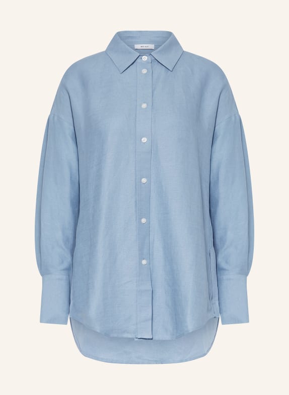 REISS Shirt blouse SIAN with linen BLUE