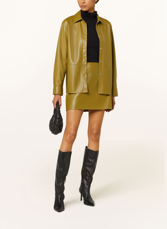 Calvin Klein Jeans Overjacket in Lederoptik OLIV