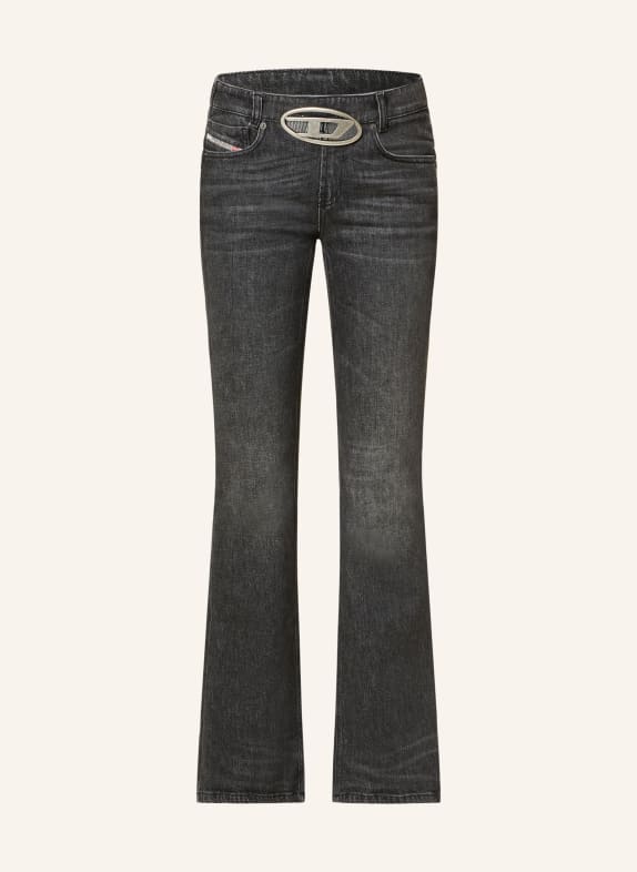 DIESEL Jeansy flare 1969 D-EBBEY 02 BLACK/DENIM