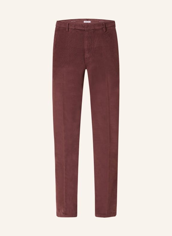 BOGLIOLI Corduroy trousers slim fit 960 RED BROWN