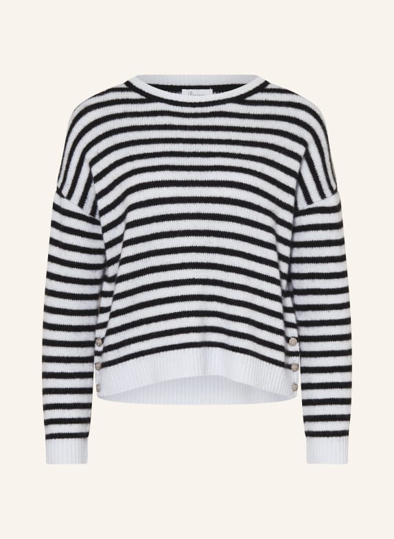 Princess GOES HOLLYWOOD Pullover mit Glitzergarn HELLBLAU/ SCHWARZ