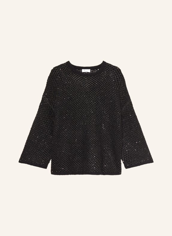 Princess GOES HOLLYWOOD Pullover mit Paillettenbesatz SCHWARZ