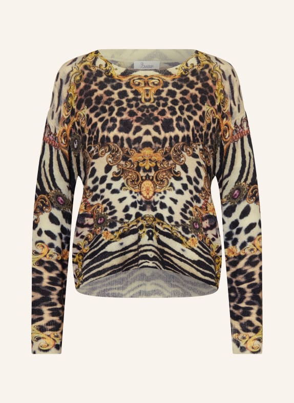 Princess GOES HOLLYWOOD Pullover BRAUN/ BEIGE/ DUNKELGELB
