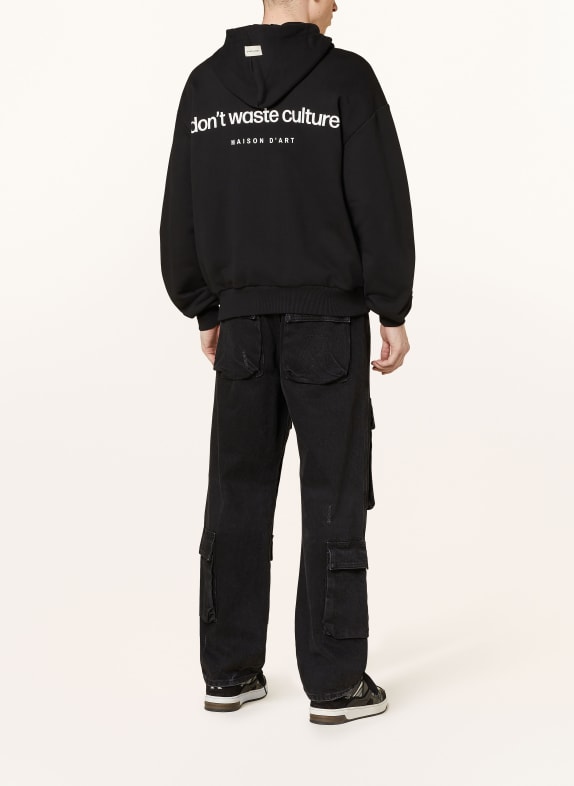 don't waste culture Oversized sweatshirtjas ALE MAISON ZWART