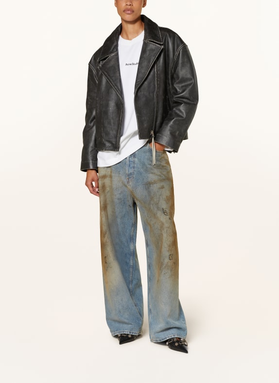 Acne Studios Lederjacke SCHWARZ