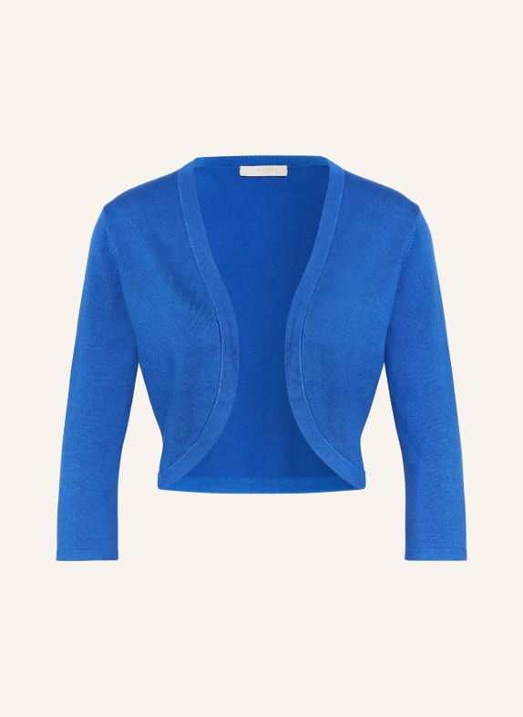 HOBBS Knit bolero CARRIE with 3/4 sleeves BLUE