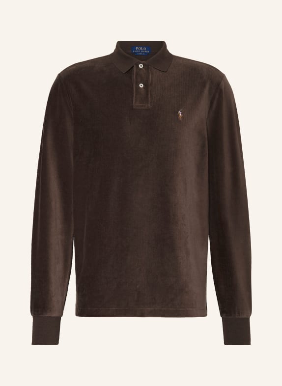 POLO RALPH LAUREN Corduroy polo shirt classic fit BROWN