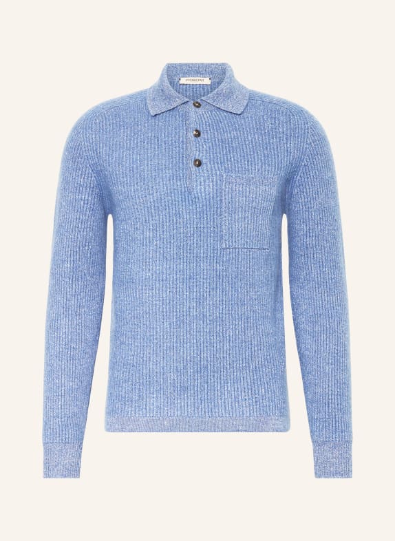 FIORONI Cashmere sweater with linen BLUE