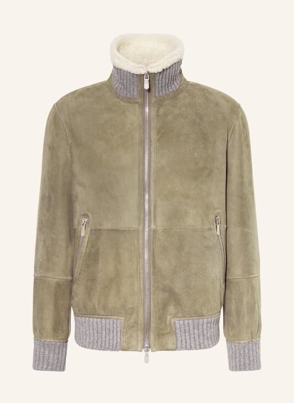 BRUNELLO CUCINELLI Jacke OLIV