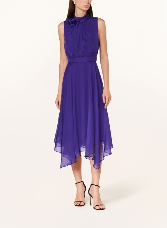 Phase Eight Dress LUCINDA with cut-out DARK PURPLE
