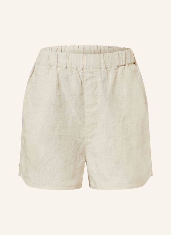 VANILIA Leinenshorts BEIGE