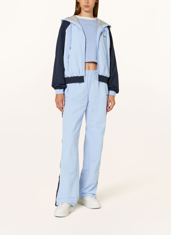 GUESS JEANS Trainingsjacke HELLBLAU / DUNKELBLAU