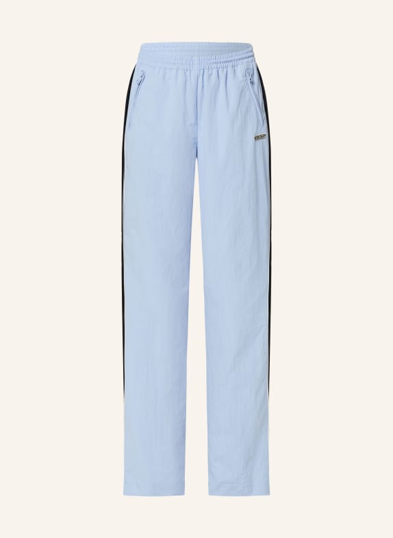 GUESS JEANS Track Pants mit Galonstreifen HELLBLAU/ DUNKELBLAU