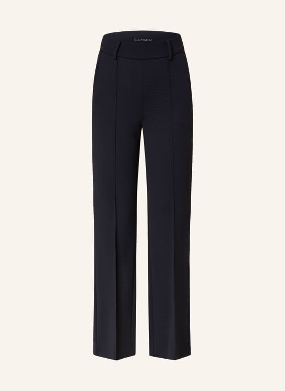 CAMBIO Bootcut-Hose FRANCOISE DUNKELBLAU