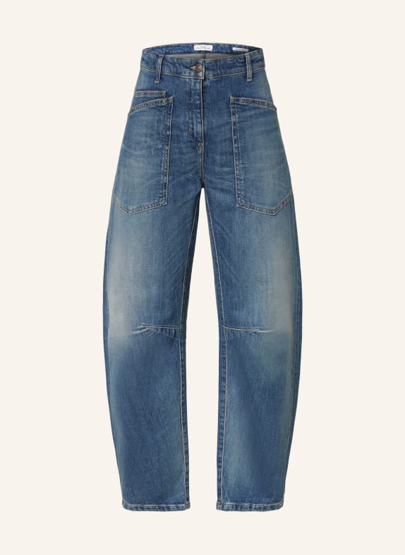 CAMBIO White T-shirt For Kids With Logos BLUE