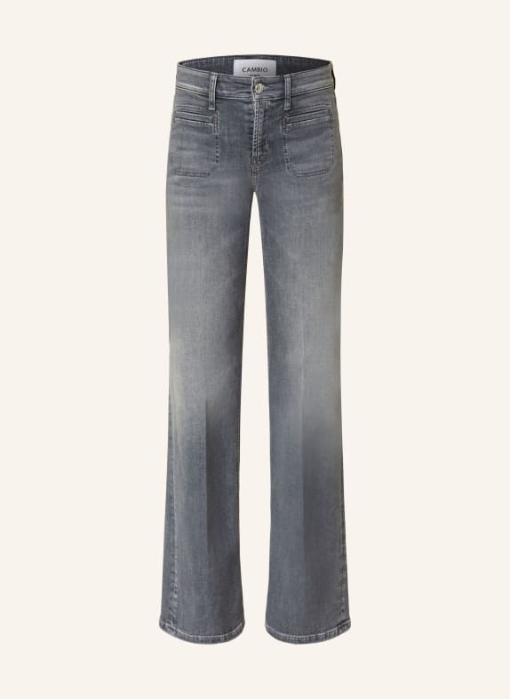 CAMBIO Flared Jeans TESS GRAU