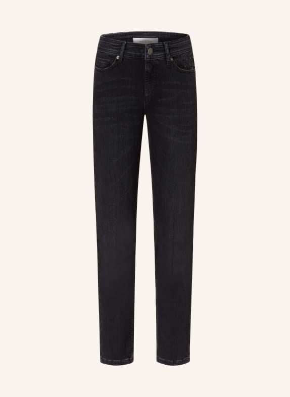 CAMBIO Jeans PIPER mit Pailletten SCHWARZ