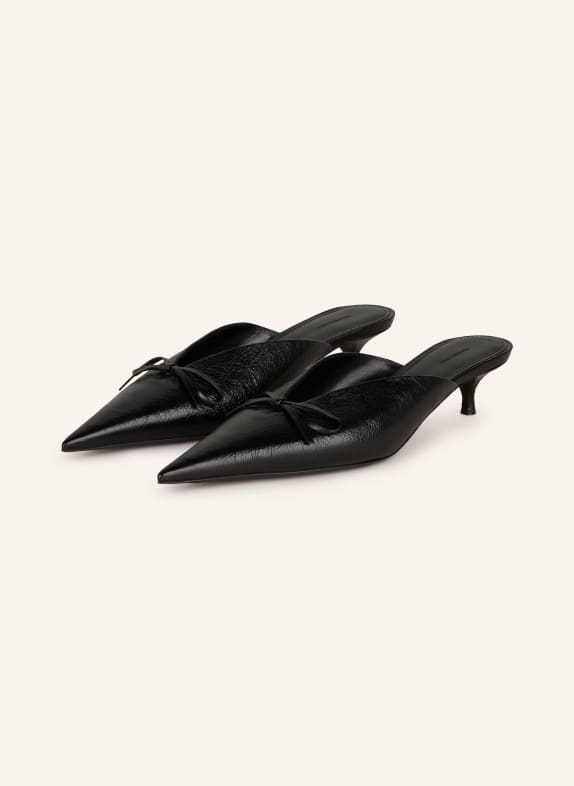 BALENCIAGA Mules KNIFE BOW SCHWARZ