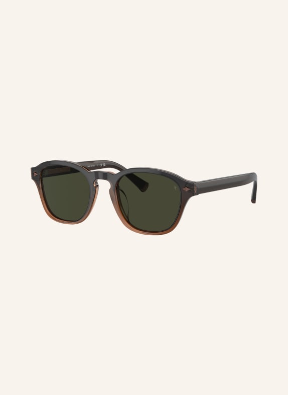 BRUNELLO CUCINELLI Okulary przeciwsłoneczne BC4006S 1005P1 – BRĄZOWY/ SZARY