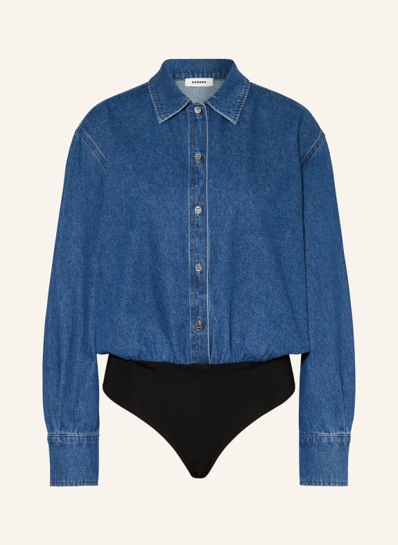 SANDRO Jeans-Body BLAU