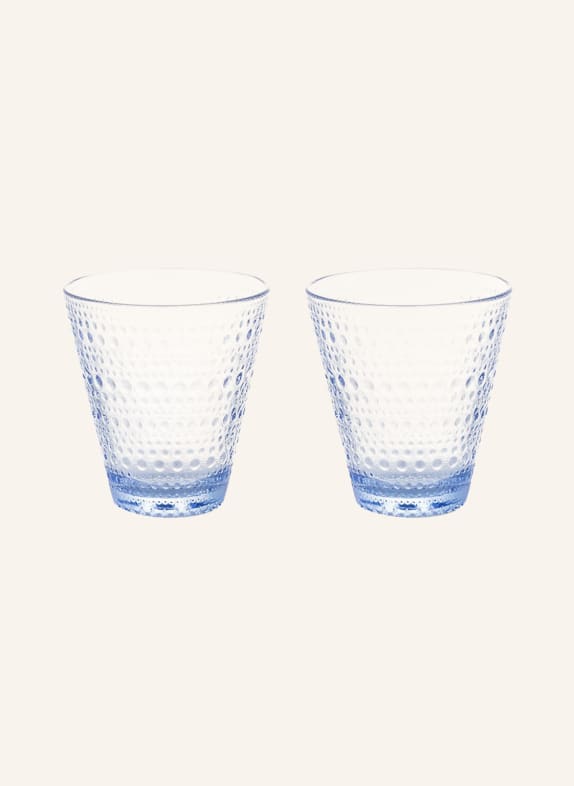 iittala Set of 2 drinking glasses KASTELHELMI BLUE