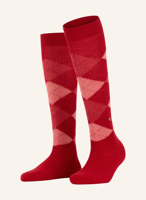 Burlington Kniestrümpfe WHITBY 8226 VERMILLION RED