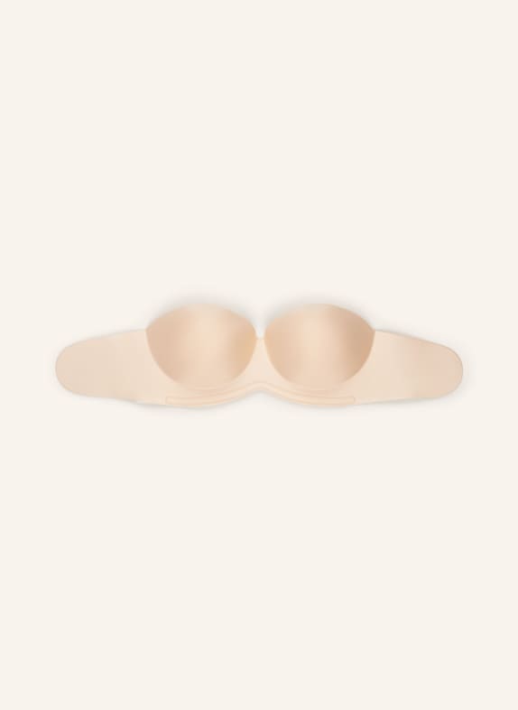 MAGIC Bodyfashion Push-up podprsenka WING BRA bez zadního dílu NUDE