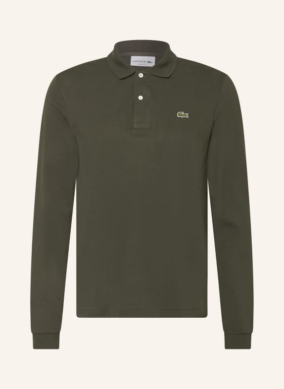 LACOSTE Piqué-Poloshirt Classic Fit DUNKELGRÜN