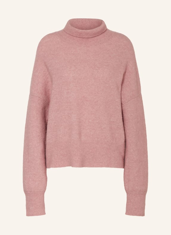 SAMSØE  SAMSØE Rollkragenpullover NOLA mit Alpaka ROSA