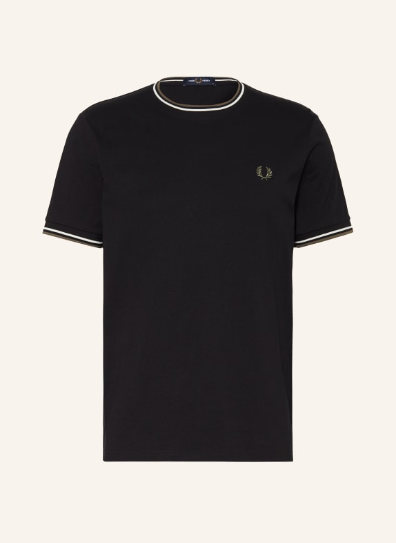 FRED PERRY T-Shirt SCHWARZ