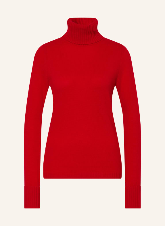 FTC CASHMERE Turtleneck sweater in cashmere RED