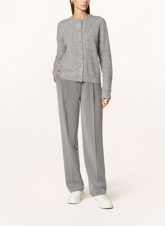 SAMSØE  SAMSØE Strickjacke NOR mit Alpaka GRAU