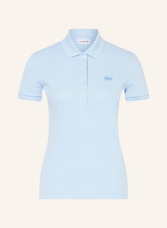 LACOSTE Piqué-Poloshirt Slim Fit HELLBLAU