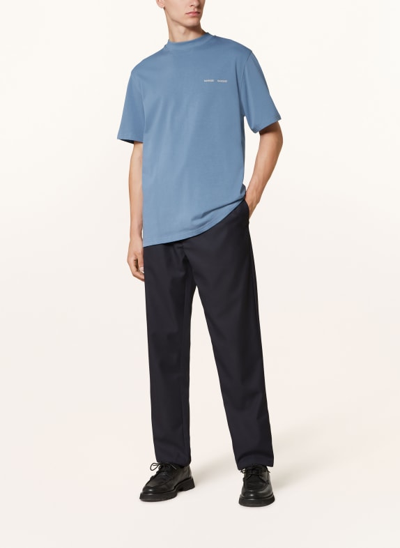 SAMSØE  SAMSØE T-shirt NORSBRO BLAUW