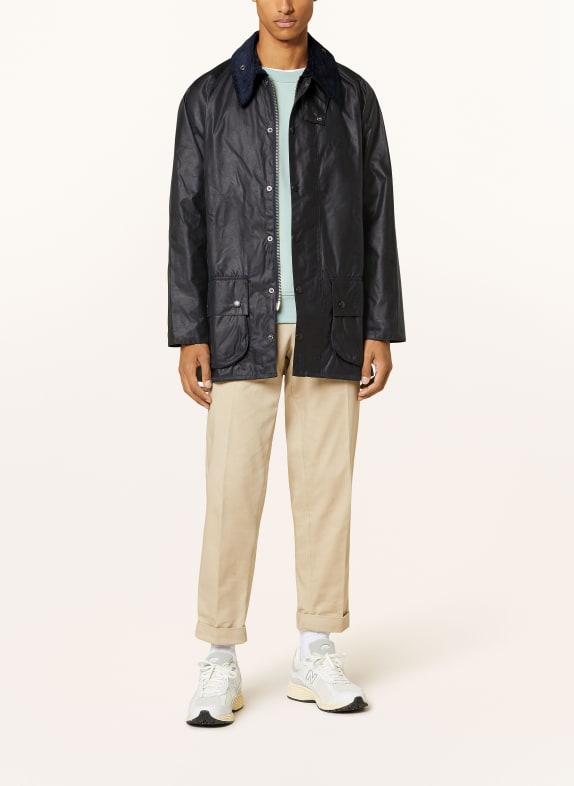 Barbour Fältjacka BEAUFORT WAX MÖRKBLÅ