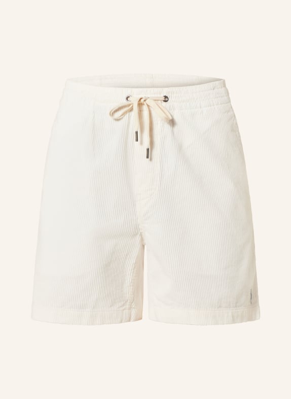 POLO RALPH LAUREN Corduroy shorts classic fit WHITE