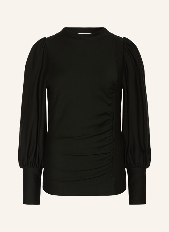 GESTUZ Shirt blouse RIFAGZ made of jersey BLACK