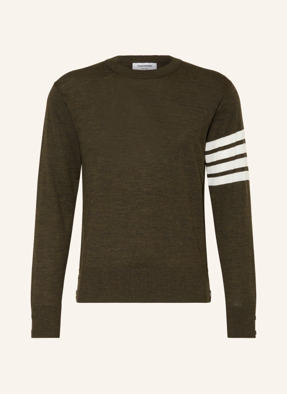 THOM BROWNE. Sweater DARK GREEN