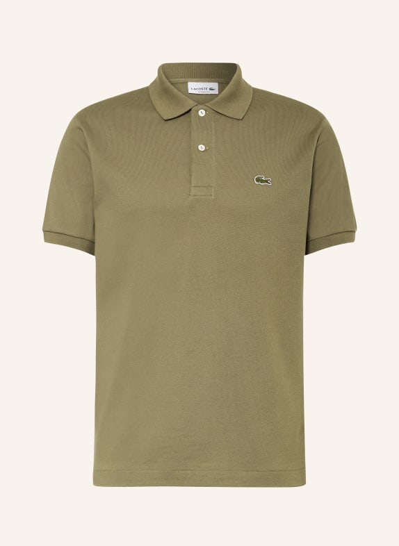 LACOSTE Piqué-Poloshirt Classic Fit KHAKI