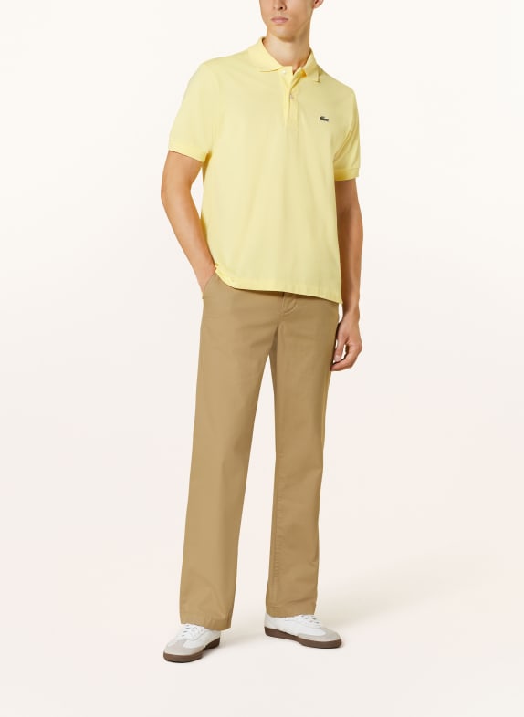 LACOSTE Piqué poloshirt Classic Fit LICHTGEEL